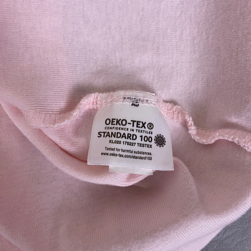 Croft & Barrow The Classic Tee Shirt Womens Plus 2X Pink Long Sleeve 100% Cotton - Picture 5 of 9